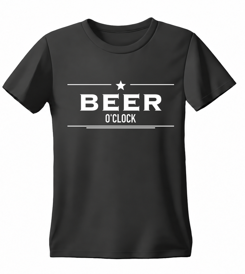 Beer O'Clock T-shirt — black