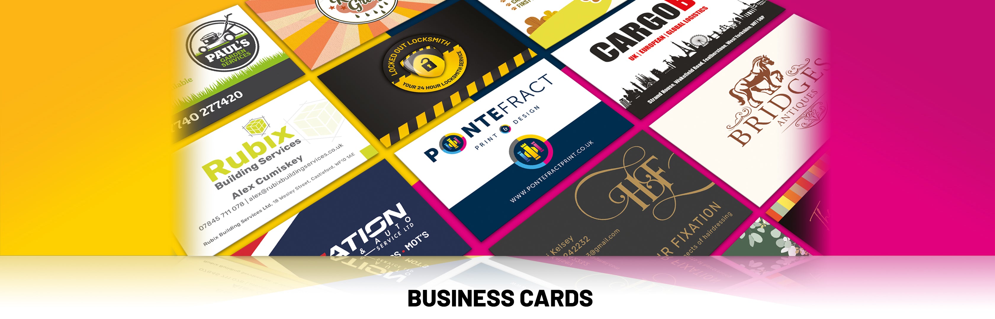 Business Cards from Pontefract Print
