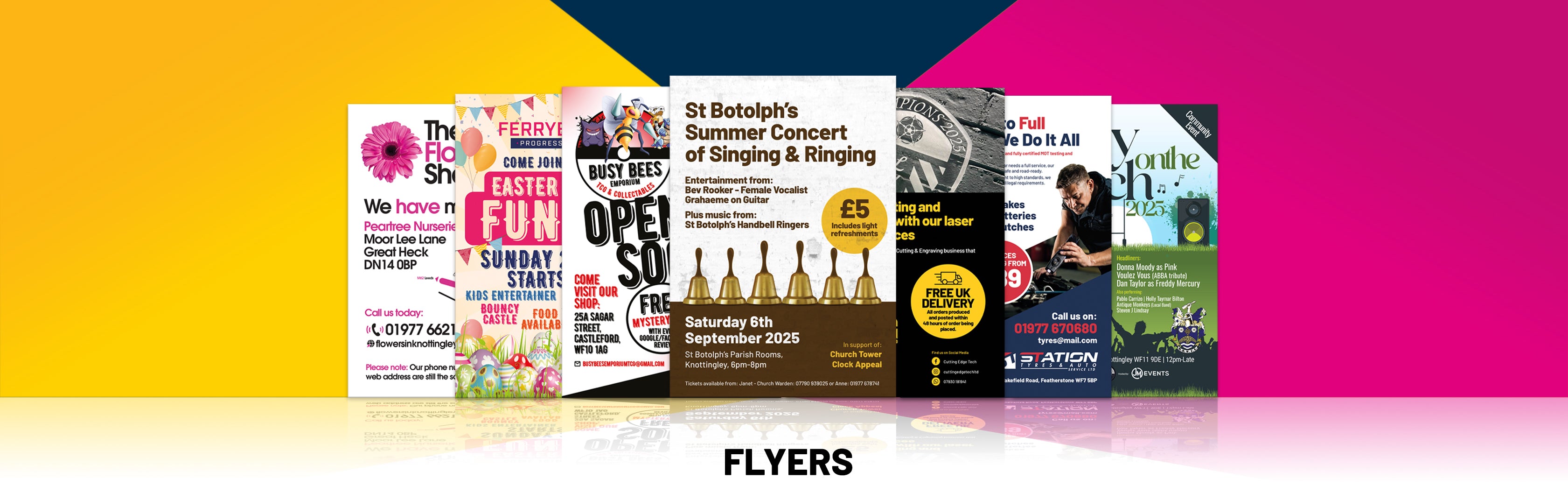 Flyers & Leaflets from Pontefract Print