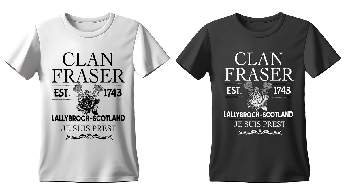 Jamie Fraser T Shirt - Clan Fraser