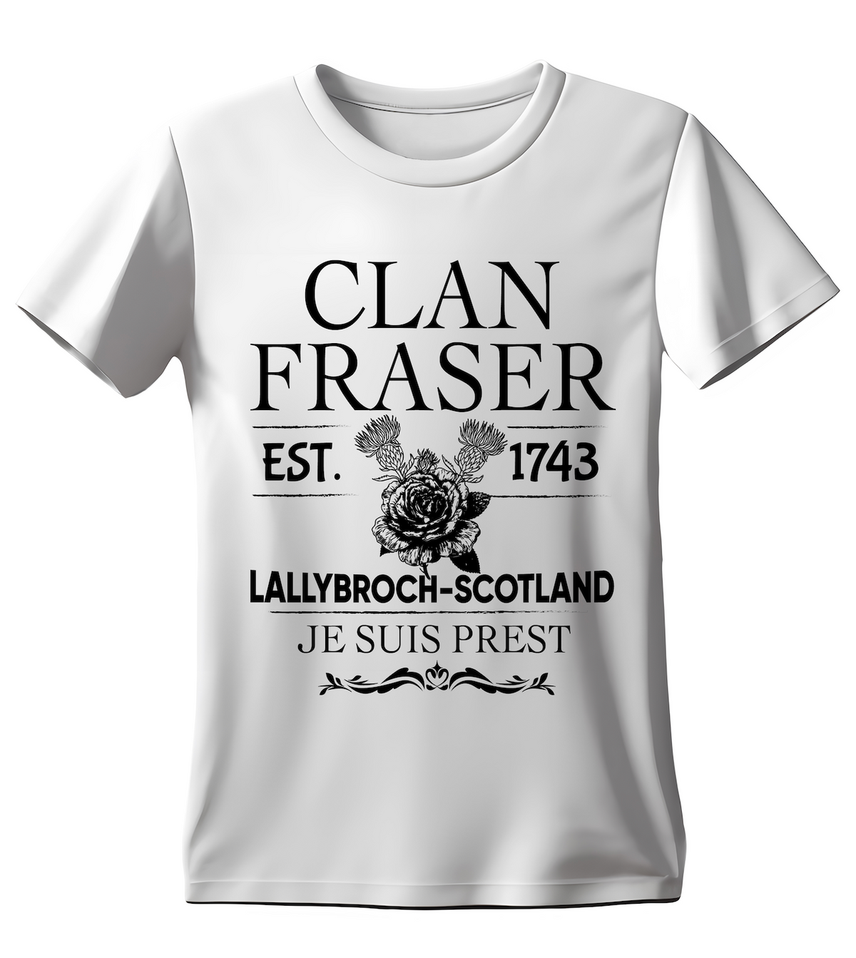 Jamie Fraser T Shirt - Clan Fraser